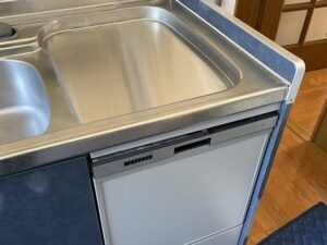 広島キッチン取付け隊　トップオープン食洗機の工事　施工後